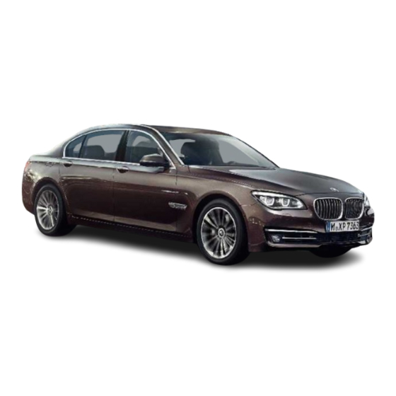 BMW 7 SERIES Owner's Manual