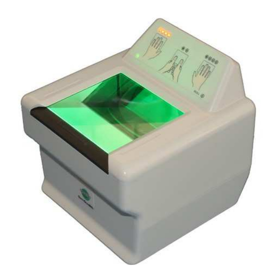 Green Bit DactyScan84c Operator's Manual