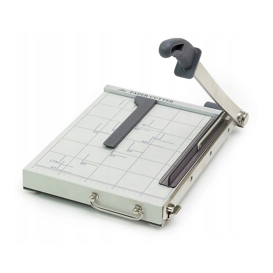 Argo Paper Cutter A4 Instruction Manual