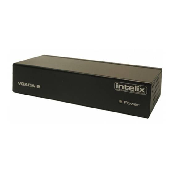 Intelix VGADA-2 Installation Manual