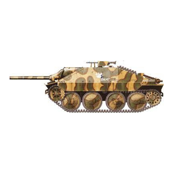 Eduard Jagdpanzer Hetzer Quick Start Manual