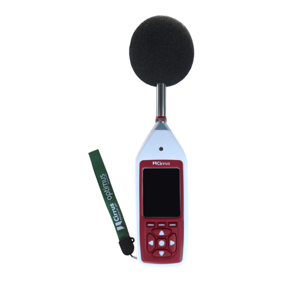 Cirrus Optimus+ Instrument Handbook