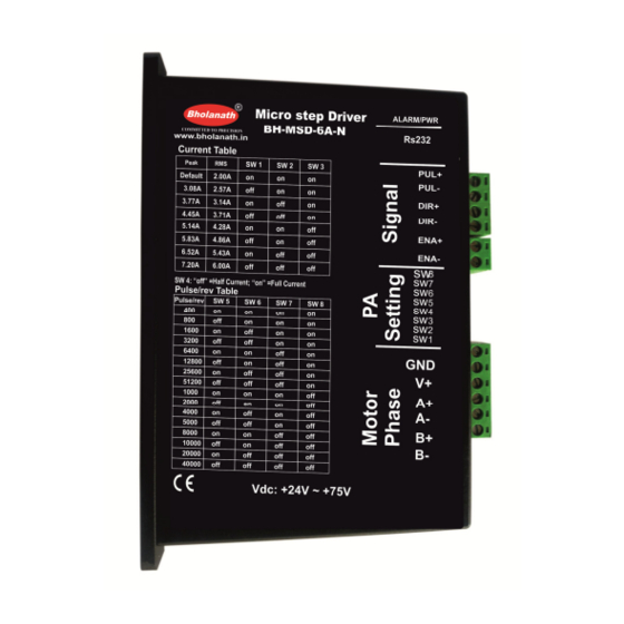 Bholanath BH-MSD-6A-N User Manual