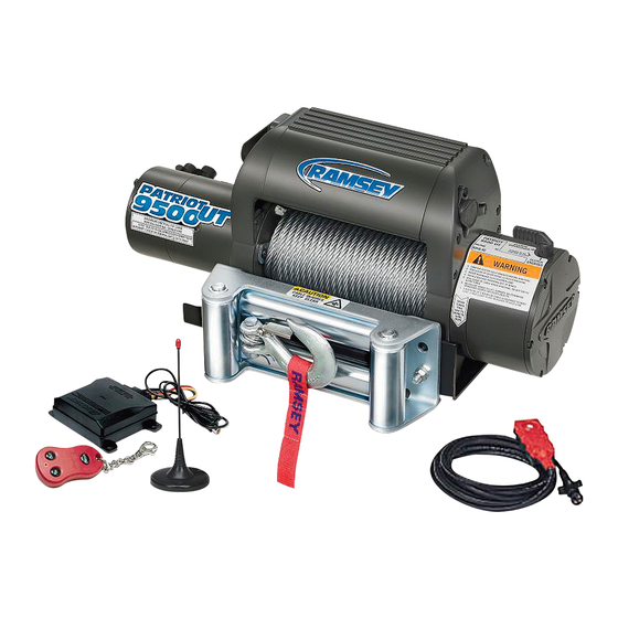 RAMSEY WINCH PATRIOT 9500UT OWNER'S MANUAL Pdf Download | ManualsLib