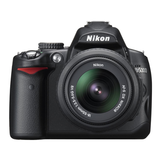 Nikon D5000 Manual