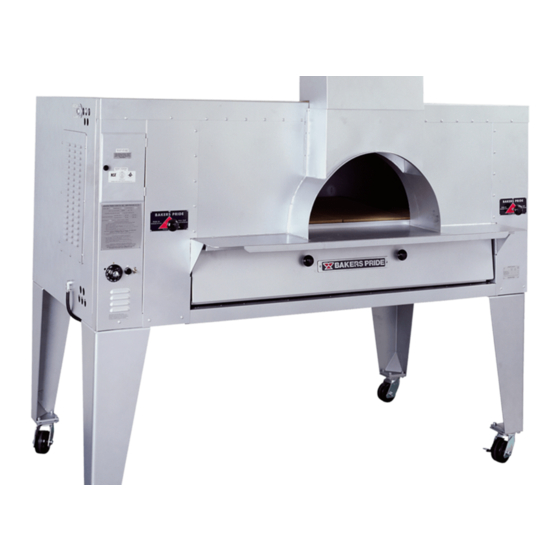 Bakers Pride Il Forno Classico FC-516 Series Installation And Operating Instructions Manual
