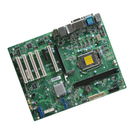 DFI KD630-H110C User Manual