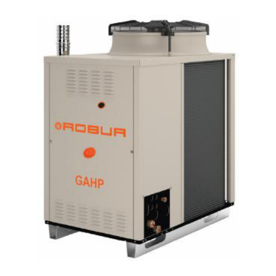 Robur GAHP-AR Instructions For Installation, Use And Maintenance Manual