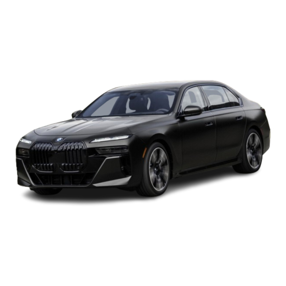 BMW 7 Series Owner's Manual