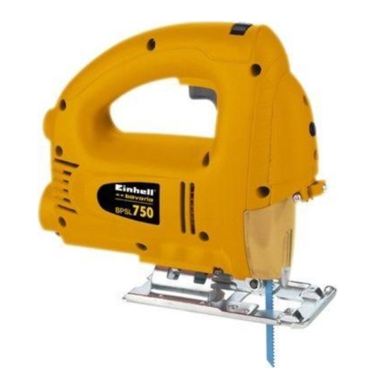 EINHELL Bavaria BPSL 750 Operating Instructions Manual