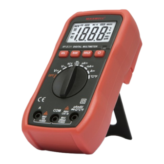Maxwell Digital Multimeters 25210 User Manual