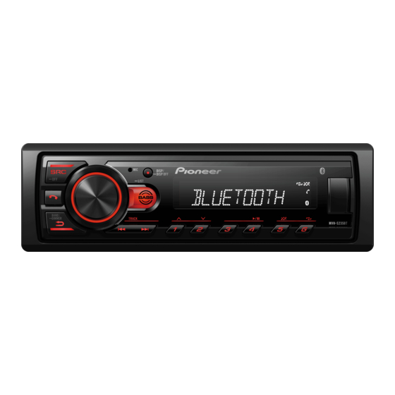 Pioneer MVH-S235BT Operation Manual