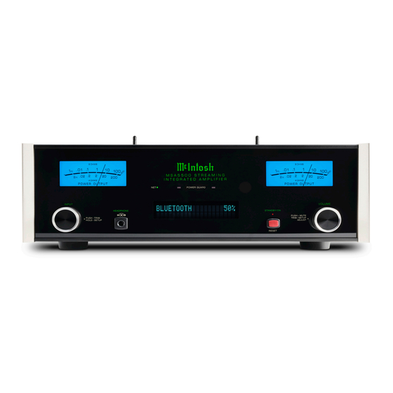 McIntosh MSA5500 Owner's Manual