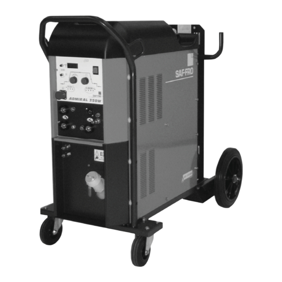Air Liquide SAF-FRO ADMIRAL 350W Instruction For Operation And Maintenance
