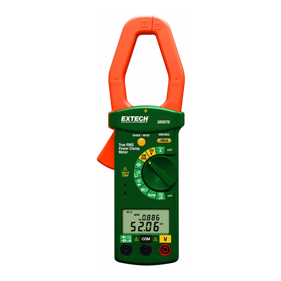 Extech Instruments Extech 380976 User Manual