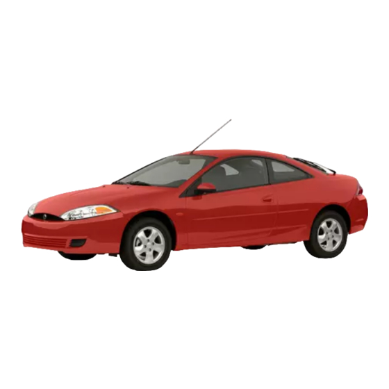 Mercury Cougar 2002 Workshop Manual
