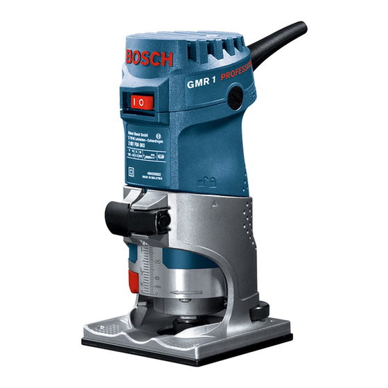 Bosch GMR 1 Professional Original Instructions Manual