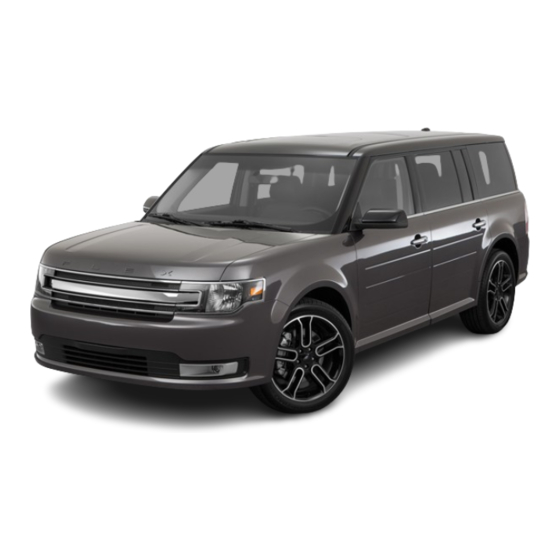 Ford 2015 FLEX Quick Reference Manual
