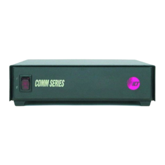 ICT COMM SERIES Instruction Manual