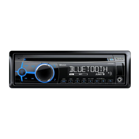 Clarion CZ302E Owner's Manual & Installation Manual
