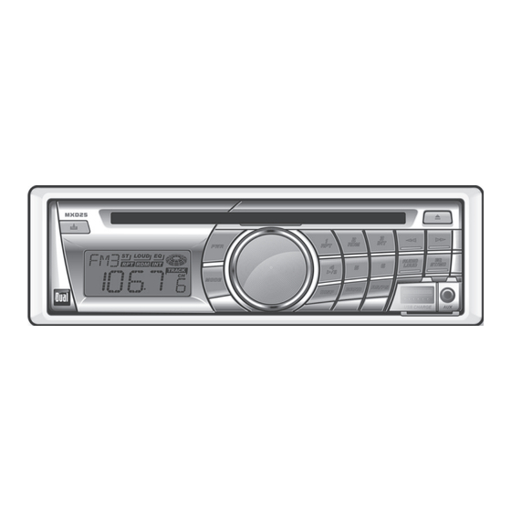 Dual Electronics Corporation MXD25 Manuals