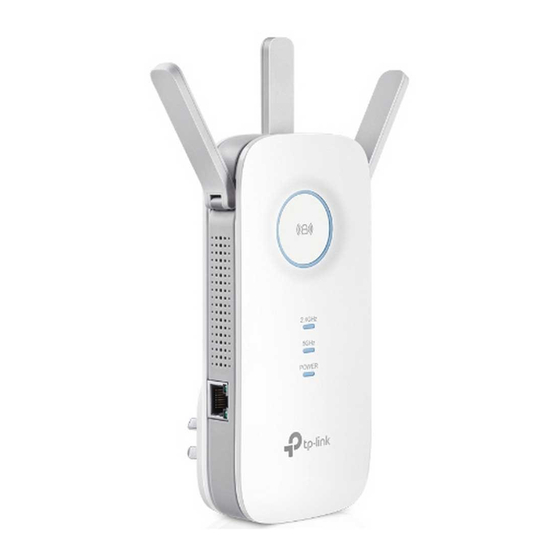 tp link ac1750 wifi extender re450 manual