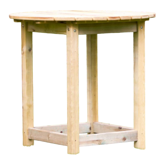 ZEST 4 LEISURE BAHAMA LARGE ROUND TABLE ASSEMBLY INSTRUCTIONS Pdf