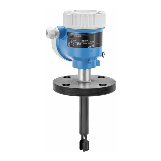 ENDRESS+HAUSER LIQUIPHANT FTL62 OPERATING INSTRUCTIONS MANUAL Pdf