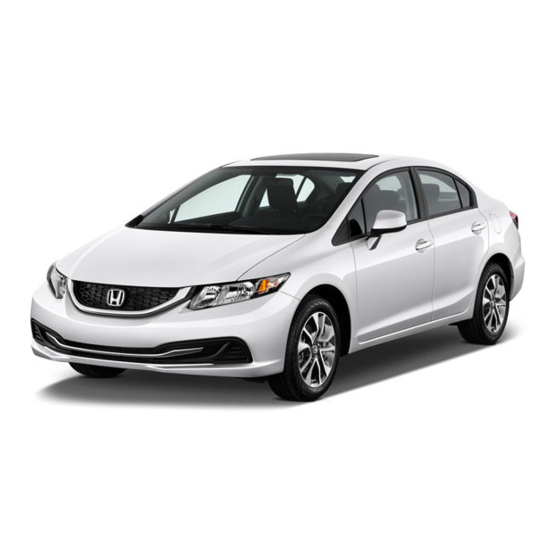 HONDA CIVIC 2014 MANUAL Pdf Download ManualsLib