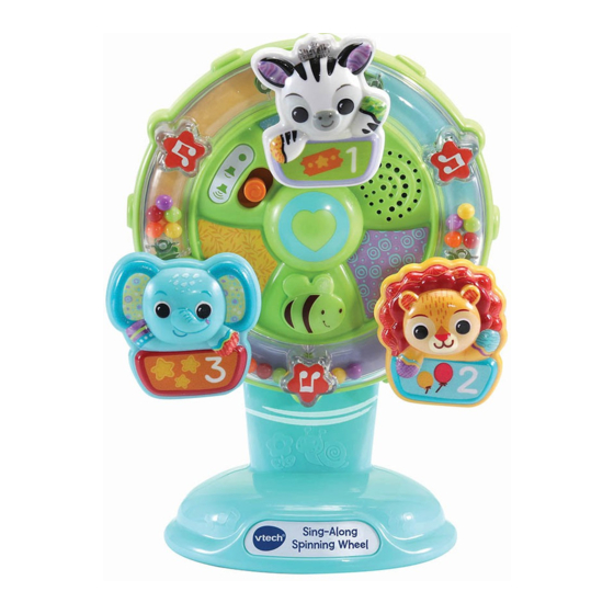 VTECH BABY SINGALONG SPINNING WHEEL INSTRUCTION MANUAL Pdf Download ManualsLib