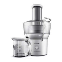 Breville juice fountain compact Instruction Booklet