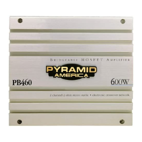 Pyramid PB360 Manuals