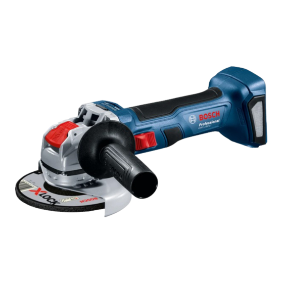 Bosch Professional GWX 180-LI Original Instructions Manual