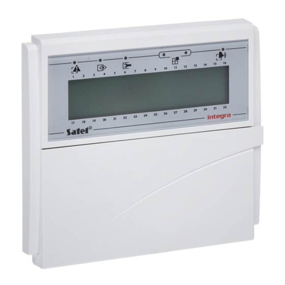 Satel Integra INT-KLCD-W User Manual