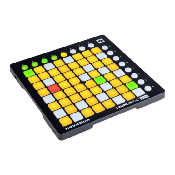 Novation LaunchPad Mini Getting Started Manual