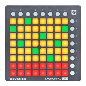 Novation Launchpad Mini Getting Started Manual
