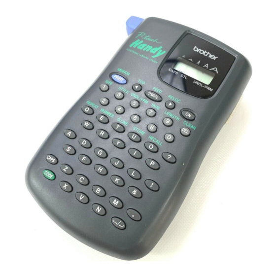 Brother P-touch 200 User Manual