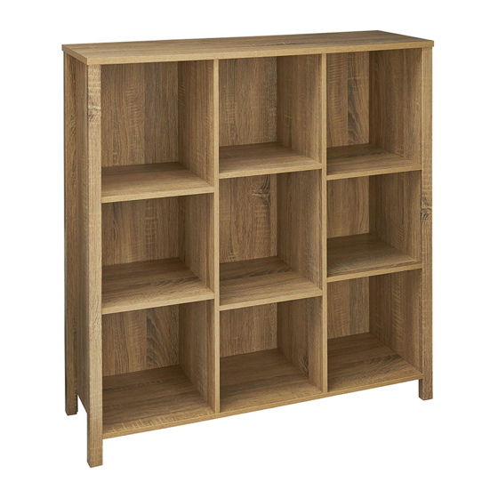 Closet Maid 9 cube organizer Assembly Instructions Manual