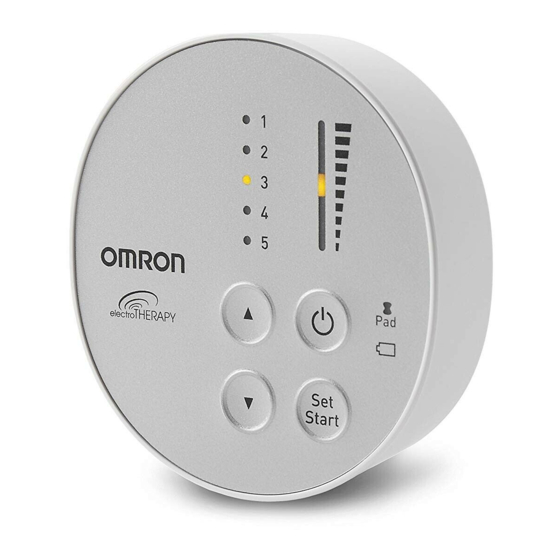 Omron Pocket Pain Pro PM400 Manuals