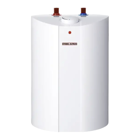 STIEBEL ELTRON SHC 10 Operation And Installation