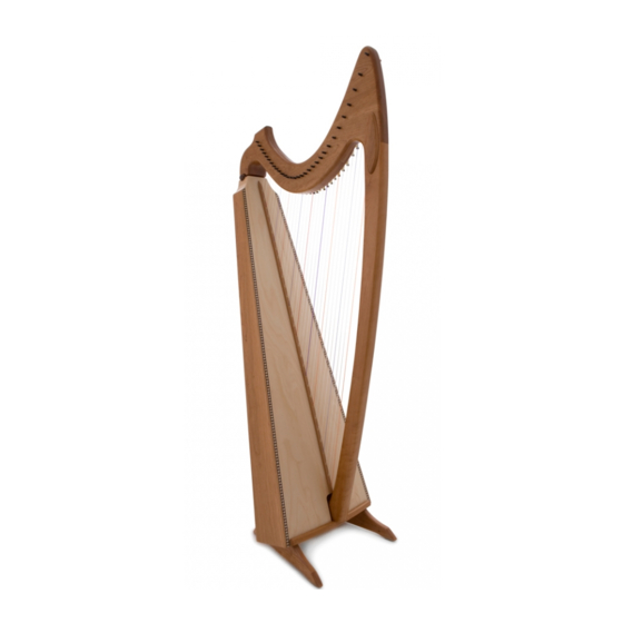 Musicmaker’s Kits 31 String Gothic Harp Kit Manuals
