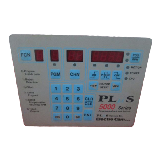 Electro Cam PLUS PS-5000 Series Manuals
