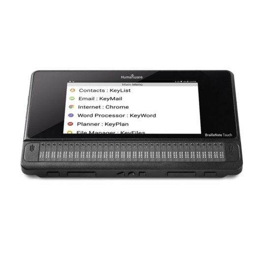 HUMANWARE BRAILLENOTE TOUCH PLUS USER MANUAL Pdf Download ManualsLib