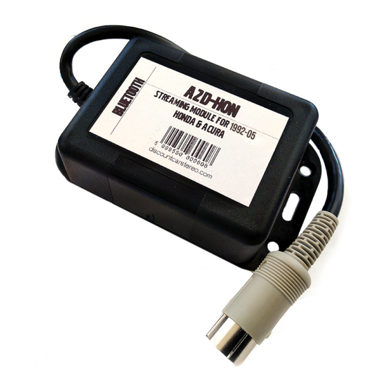 DISCOUNT CAR STEREO A2DHON INSTALLATION MANUAL Pdf Download ManualsLib