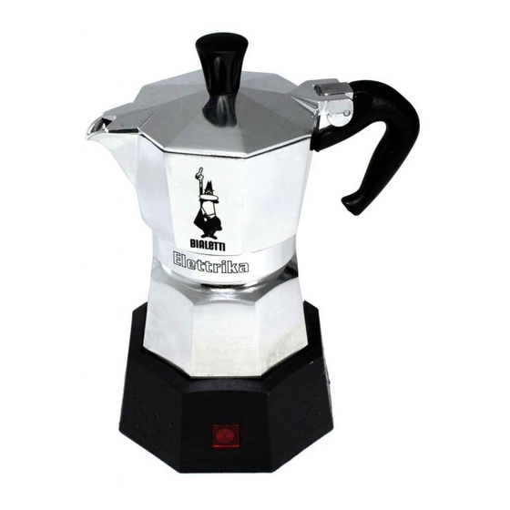 BIALETTI MOKA ELETTRIKA INSTRUCTIONS FOR USE MANUAL Pdf Download