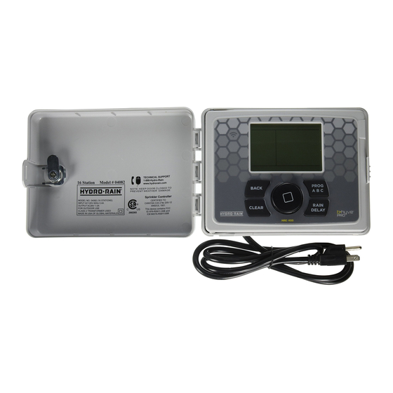 HYDRORAIN BHYVE PRO HSC1600M INSTALLATION AND OPERATION MANUAL Pdf