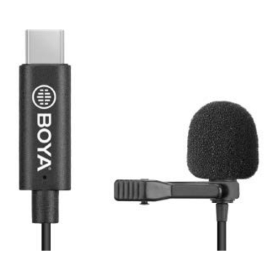 BOYA BYM3 USER MANUAL Pdf Download ManualsLib