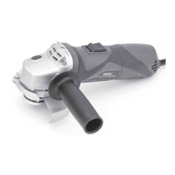 User Manuals: Draper STORMFORCE PT6115DSF Angle Grinder