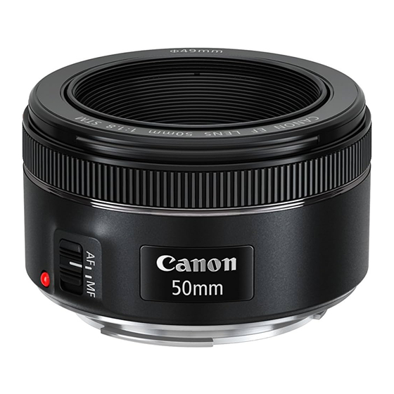 Canon EF 50mm 1:1.8 II Parts Catalog