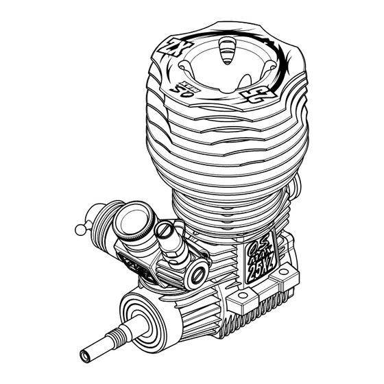 O.S. engine MAX-25XZ Instruction Manual